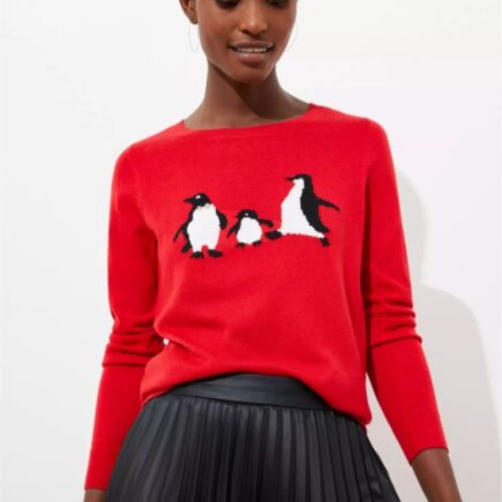 Penguin family LOFT sweater